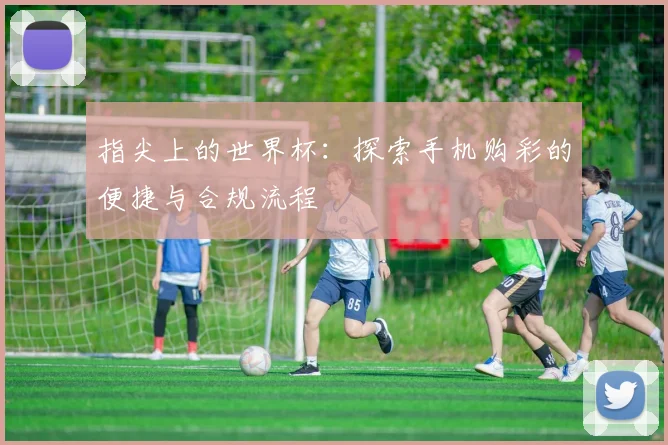 指尖上的世界杯：探索手机购彩的便捷与合规流程